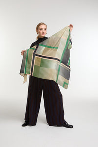 Foulard Prisme Vert
