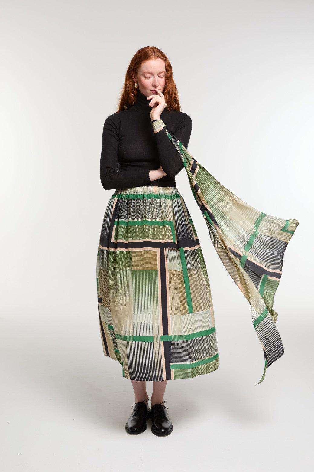 Foulard Prisme Vert