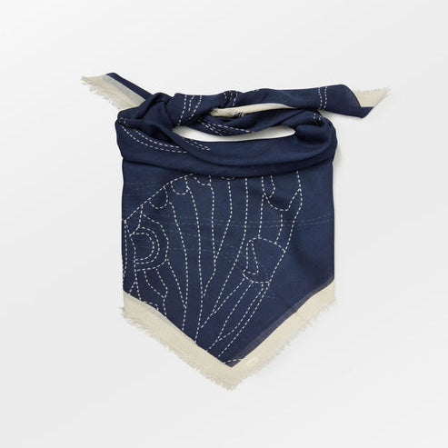 Écharpe Stitchia Siw - Navy Blue