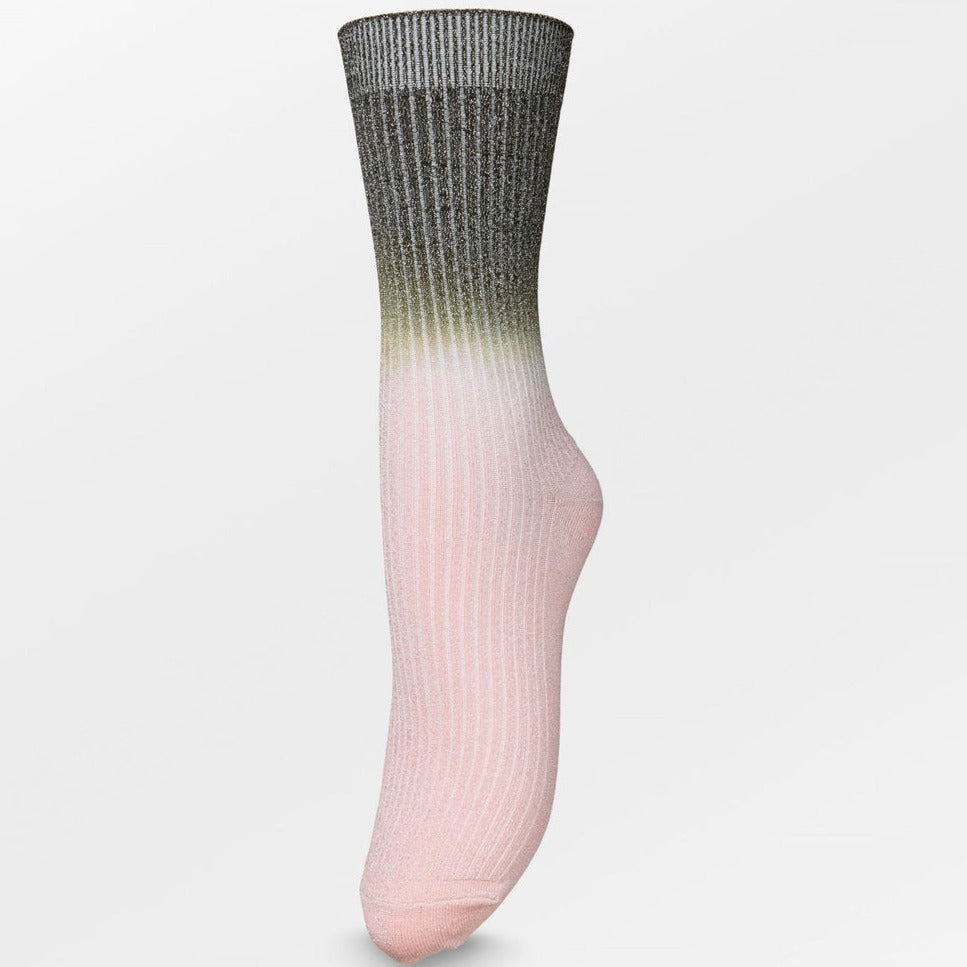 Chaussette Gradiant Glitter Sock - Orchid Pink