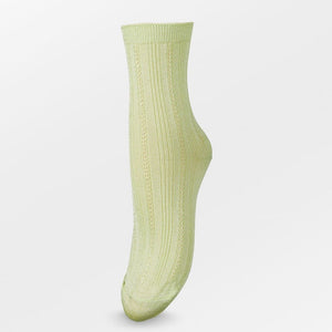 Glitter Drake Sock - Mistletoe Green