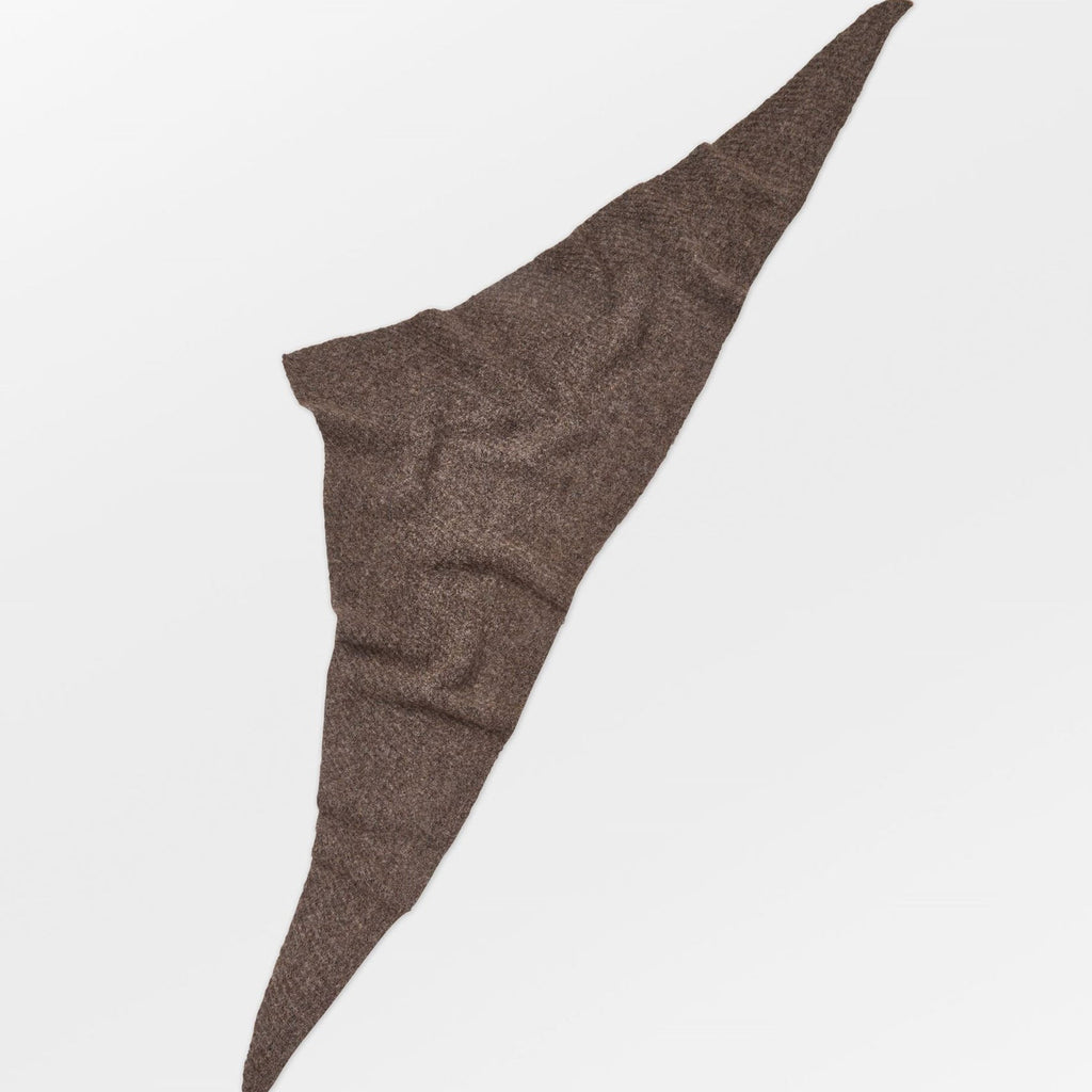 Alpaca Wool Triangle - Hot Fudge Brown