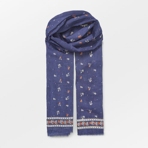 Foulard Floaisley Corga - Vintage Indigo Blue