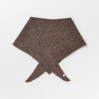Alpaca Wool Triangle - Hot Fudge Brown