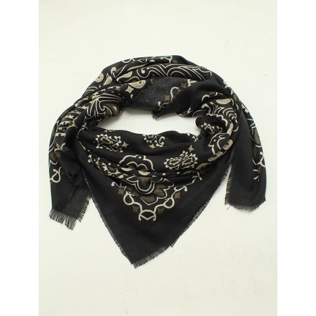 68455 - Grand carre Bandana - 0200 Noir