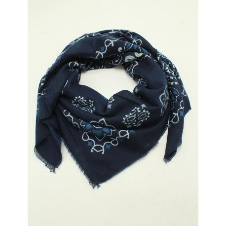 68455 - Grand carre Bandana - 0550 Bleu Foncé