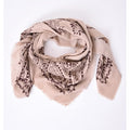 67843 -  Grand carre Bandana - 0701 marron clair