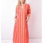 68254 - Robe chemise - 0902 Orange Clair