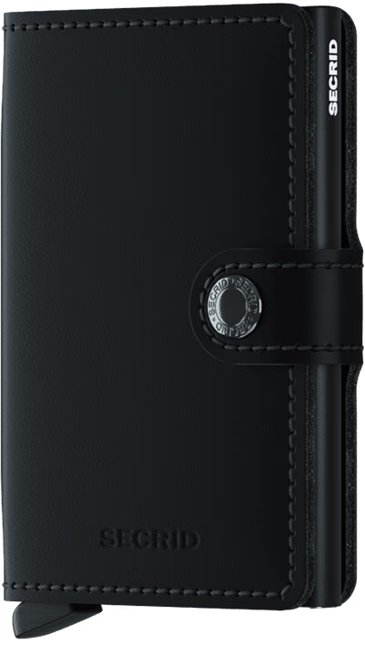 MM - Black Miniwallet Matte Black