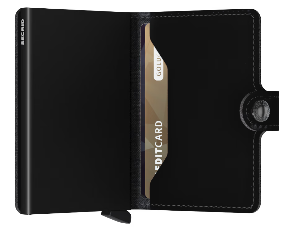 MM - Black Miniwallet Matte Black