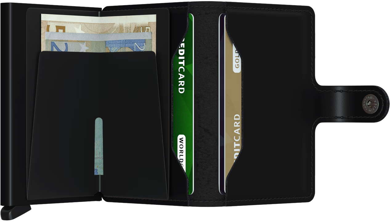 MM - Black Miniwallet Matte Black