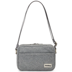 Nino - Sac bandoulière - effet lainé grise