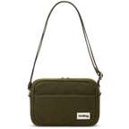 Nino - Sac bandoulière - effet lainé kaki