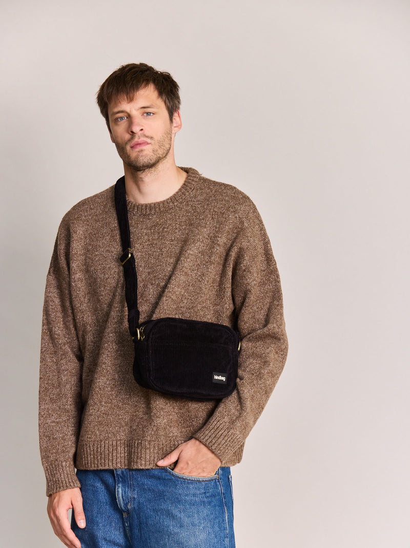 Nino - Sac bandoulière - Velours Noir