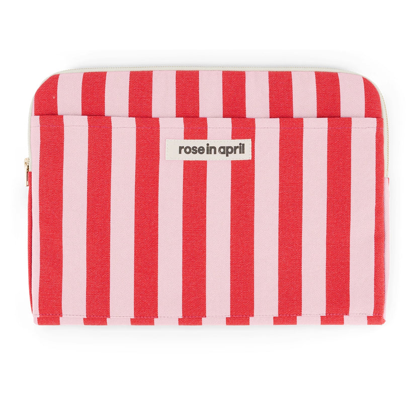 Housse Ordinateur "13&14" Octave - Rayures Tomato / Candy