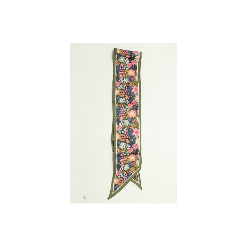 67551 - Petit Tour de cou Fleurettes - 0850 Vert Foncé