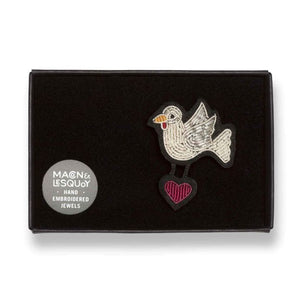 Broche - Pigeon de la liberté