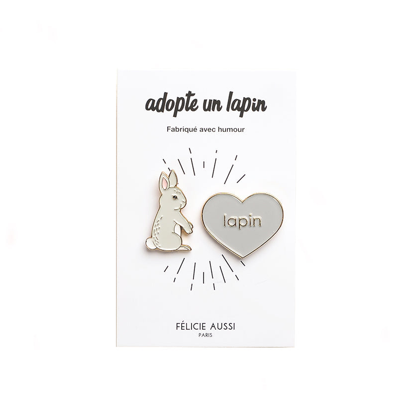 Pin's duos Lapin