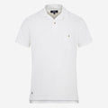 Polo - Blanc en coton éponge
