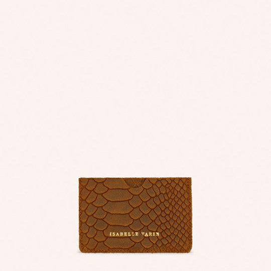 Porte-Cartes Credy - Snake Naturel