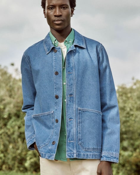 LIFFRE denim clair - Veste en coton - Mixte