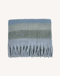Echarpe vert clair & multicolore - BIG SCARF