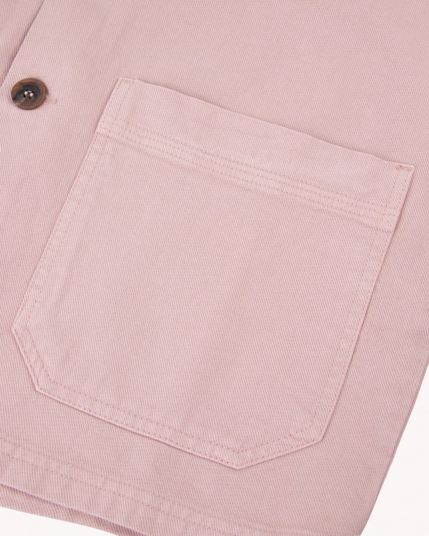 LORGE - Veste en coton rose grisé - Mixte