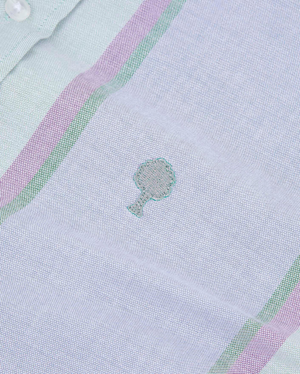IRATY - Chemise rayée vert et multicolore