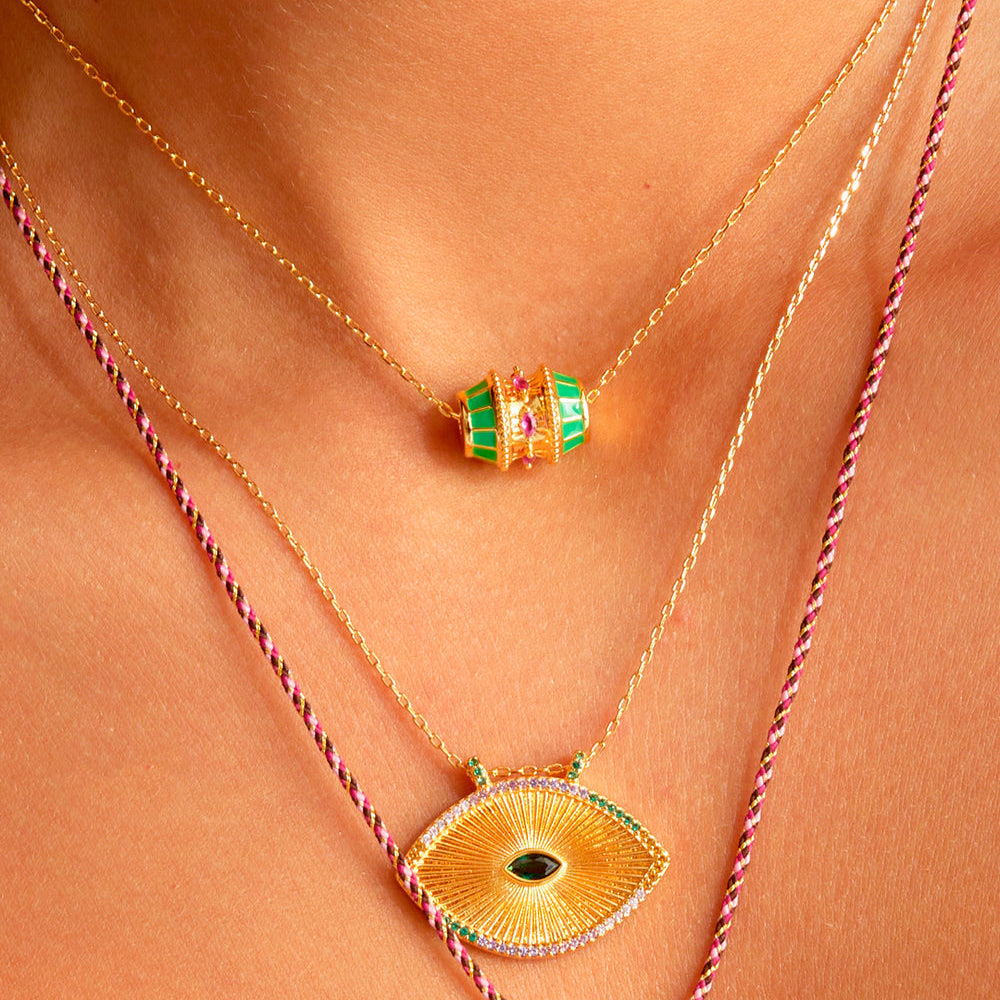 Green Talisman - Collier
