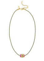 Fuchsia Talisman - Collier