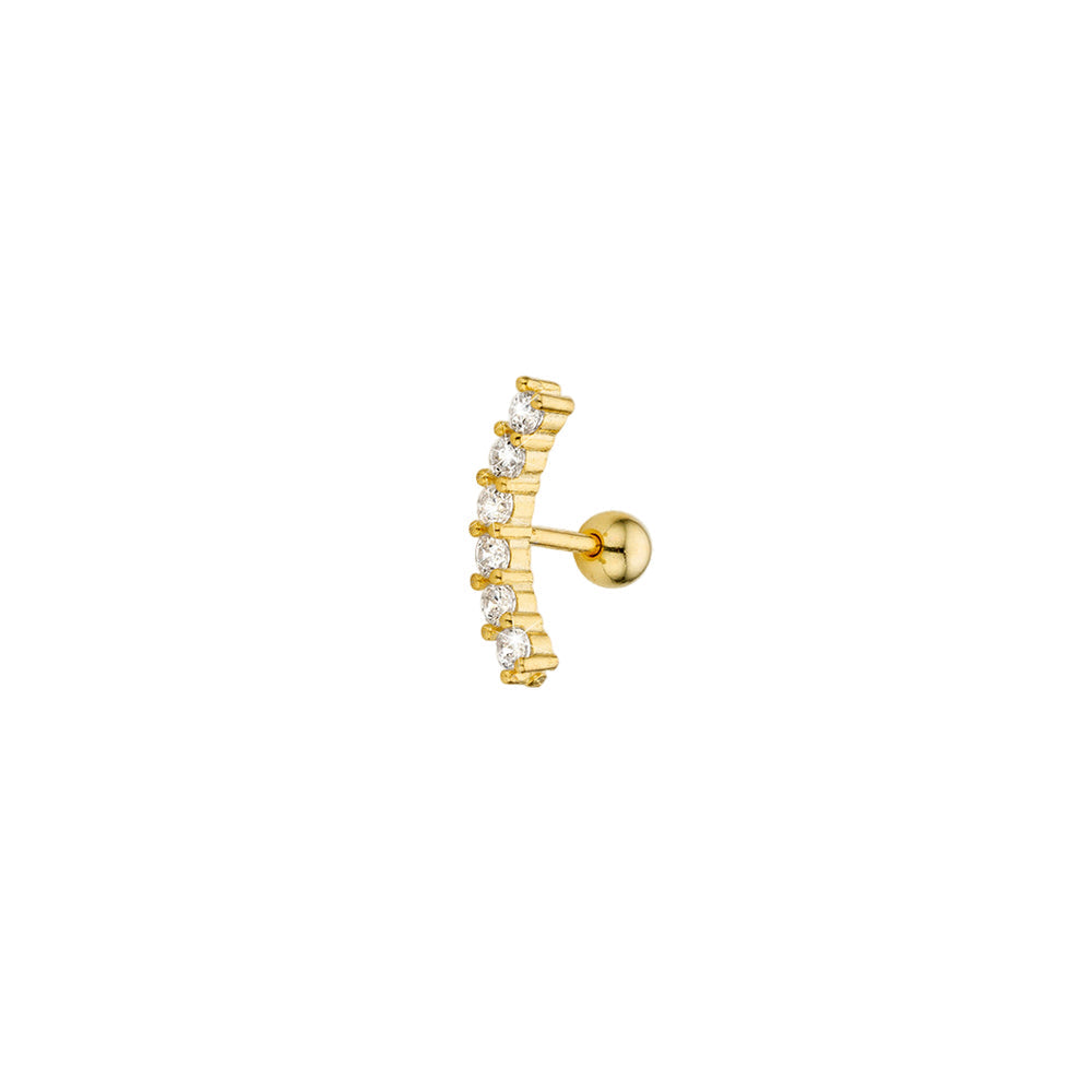 Piercing Semi Circle