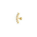 Piercing Semi Circle