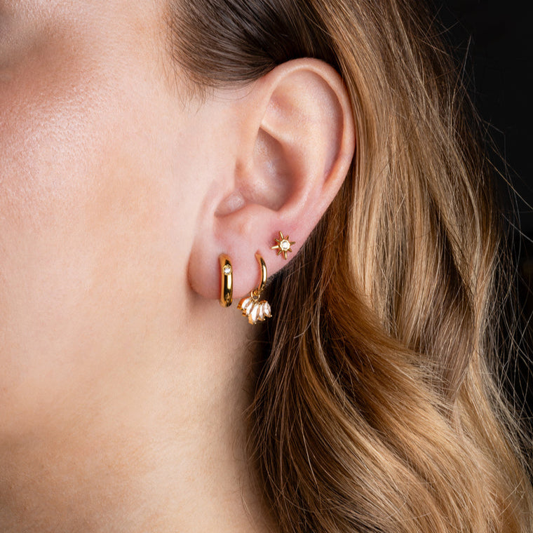 Boucles d'oreilles - Raphaelle - zirconium