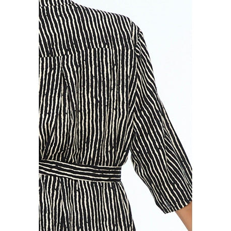 66988 - Robe Longue Boutonnée - 0210 Noir