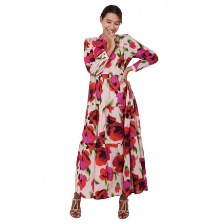 67148 - Robe Longue - Rouge Clair 0617