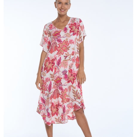 67794 - Robe t-shirt - 0453 Rose Foncé