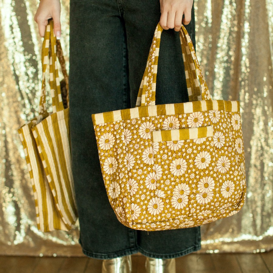 Sac Karan - Rayures Sésame