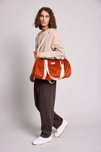 Sac Simon - Velours Brique