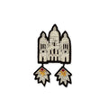 Broche - Sacré coeur