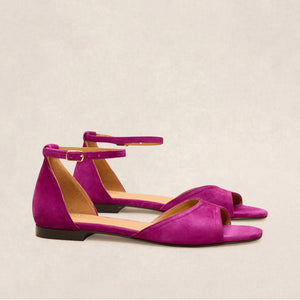 Sandale n°165 - Cuir suede Magenta