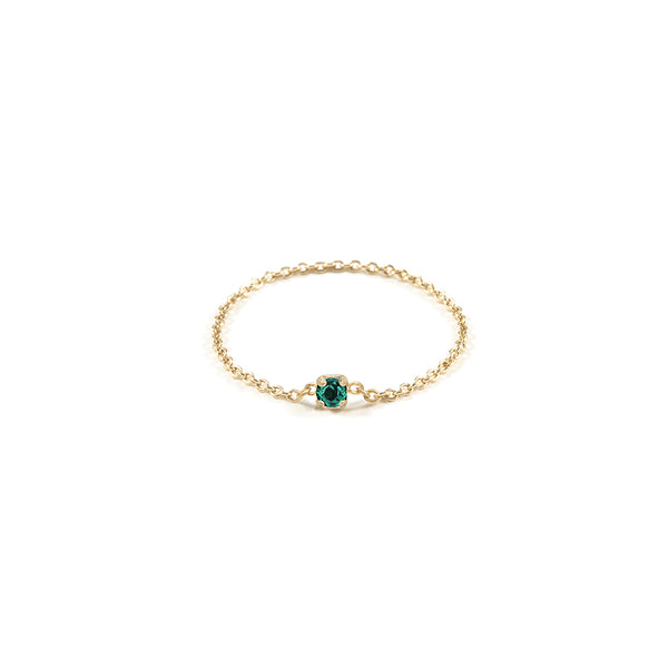 Bague Secret - Emeraude