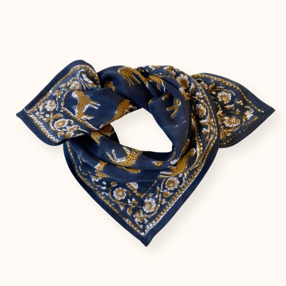 Foulard Apaches Manika - Bengale - Minuit