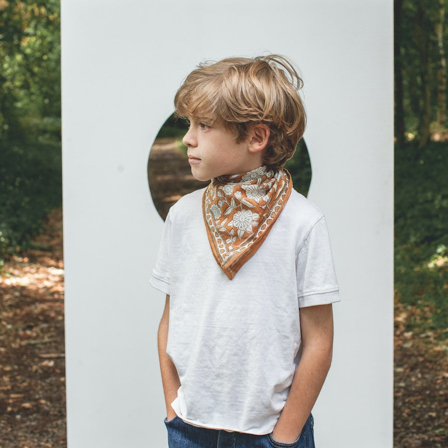 Foulard Apaches Manika - Coeur - Châtaigne