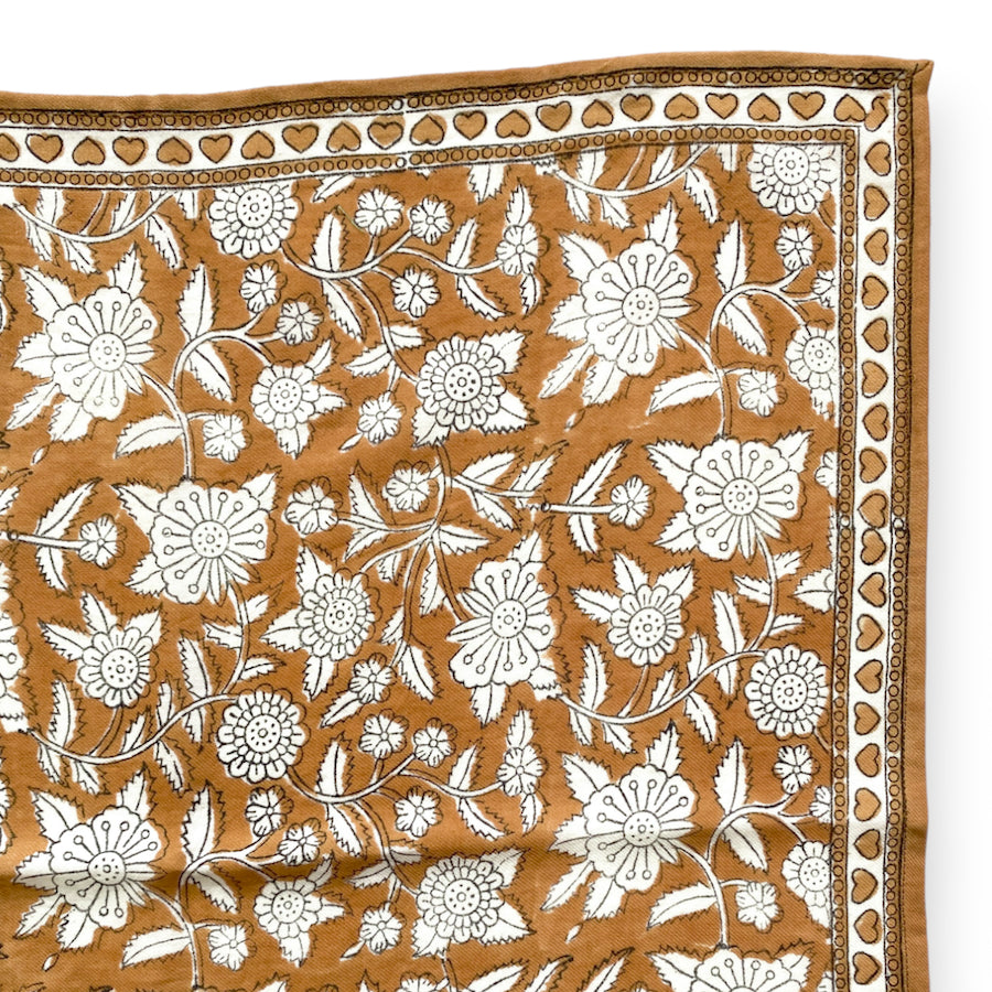 Foulard Apaches Manika - Coeur - Châtaigne