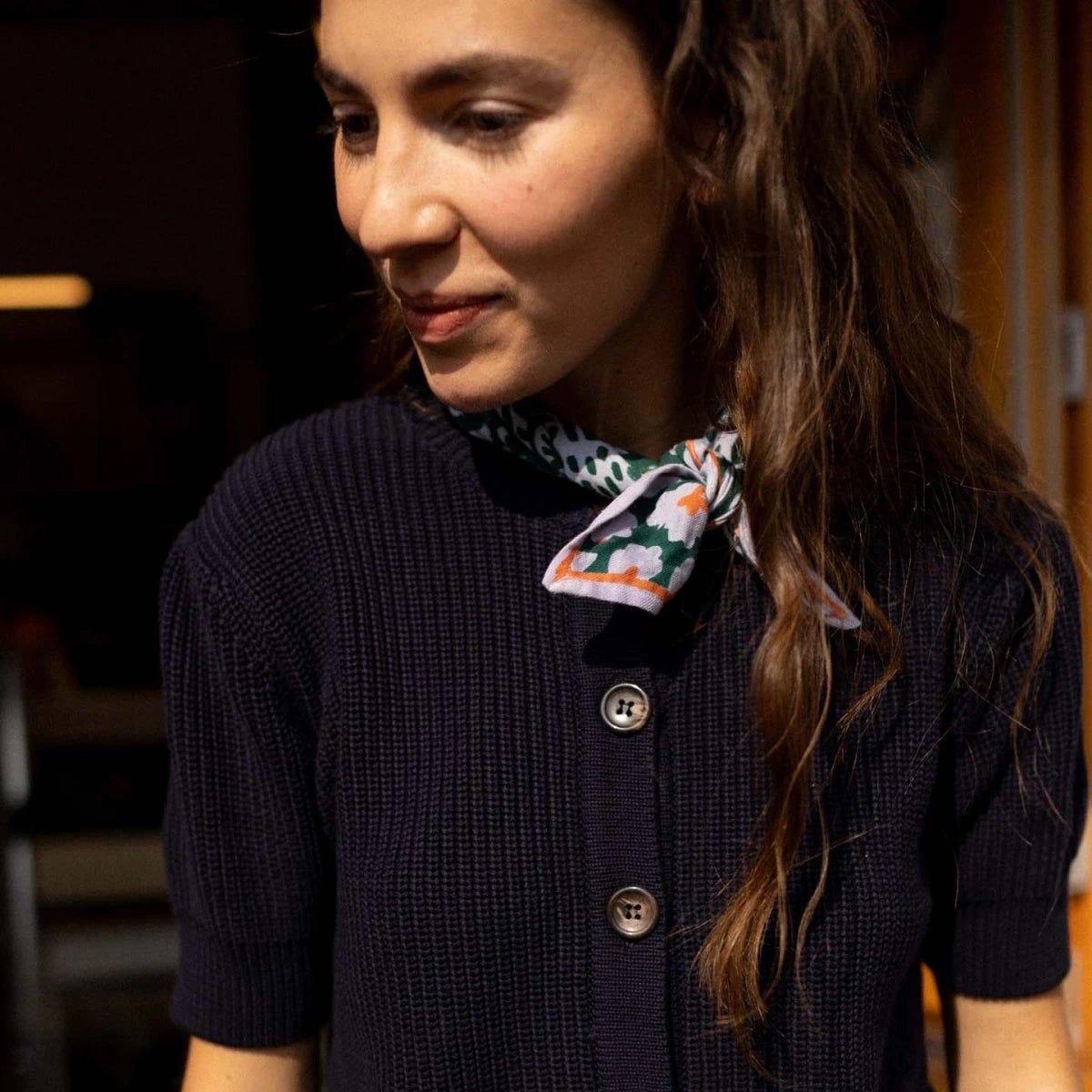 Petit Foulard Apaches Manika - Garden Lilas