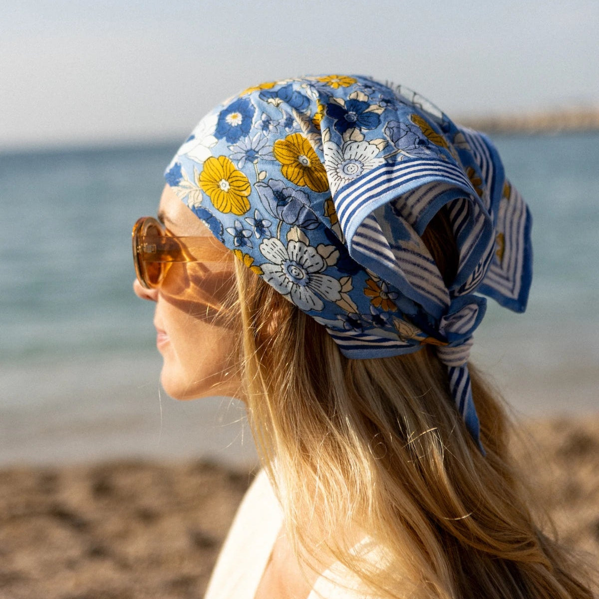 Petit Foulard Apaches Manika Joy - Océan
