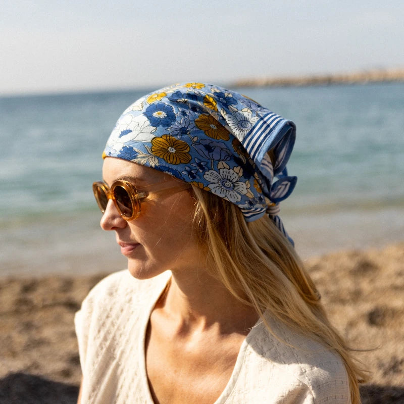 Petit Foulard Apaches Manika Joy - Océan