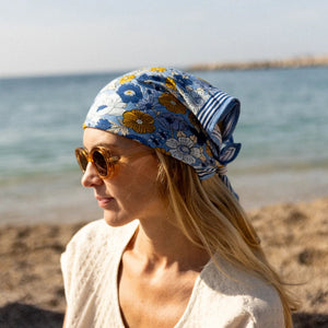 Petit Foulard Apaches Manika Joy - Océan