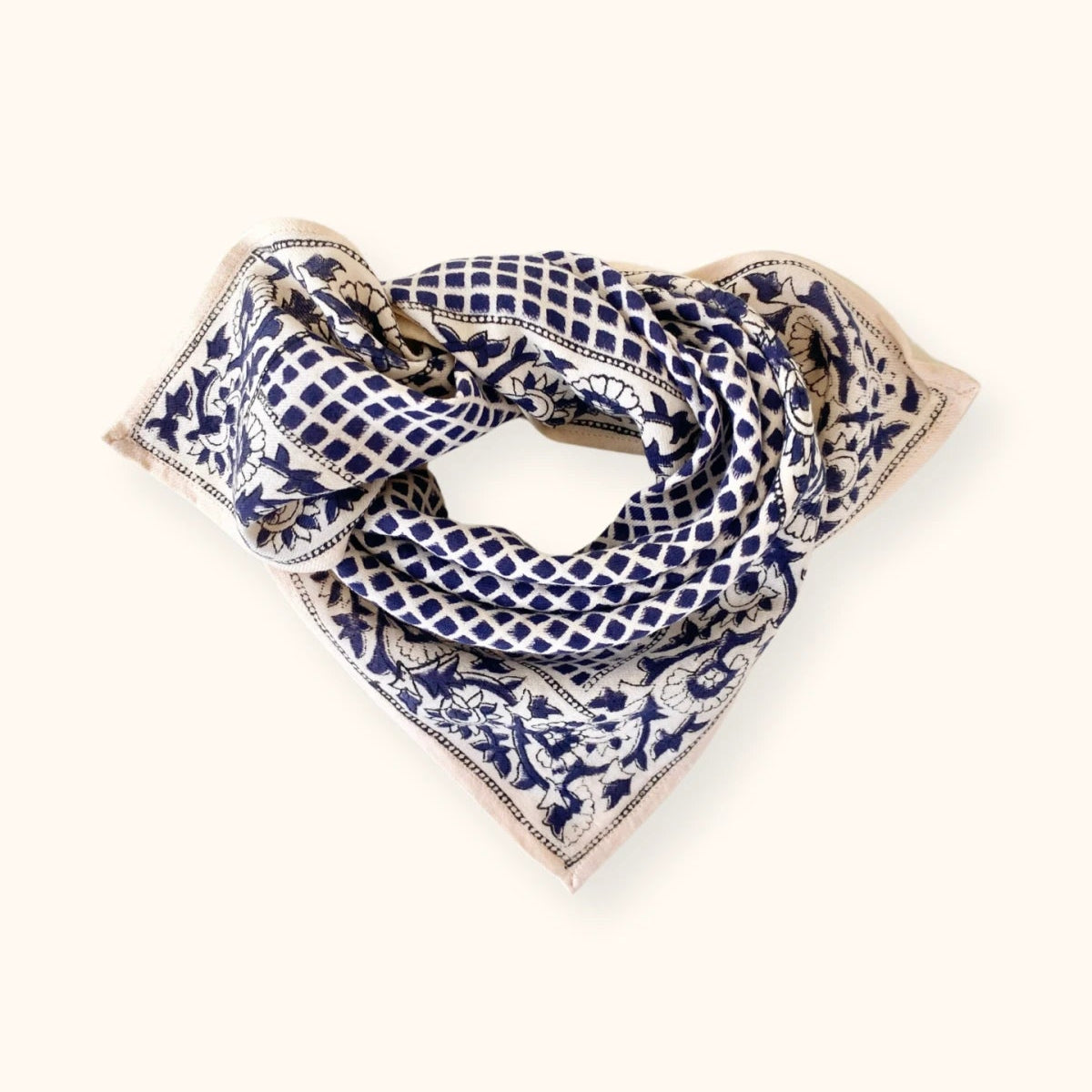Petit Foulard Apaches Manika - Mosaic - Graphite