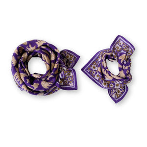 Foulard Apaches Manika - Ours - Violet